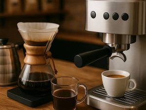 Manual Brew vs Mesin Espresso Mana yang Lebih Nikmat?